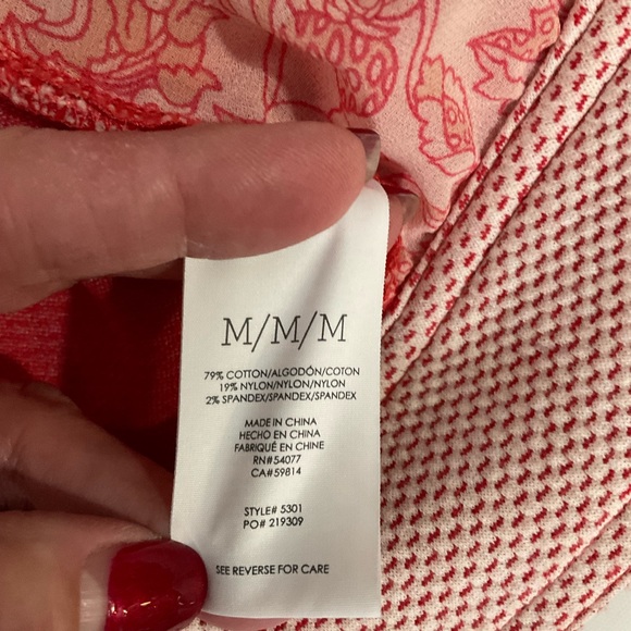 Cabi #5301 Amelia Coral Pink Button Up Bomber Jacket; Size Medium - Picture 14 of 16